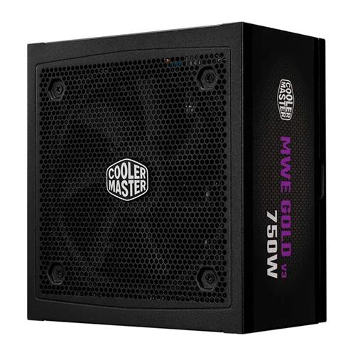 FONTE COOLER MASTER FULL MODULAR ATX 3.1 750W MWE GOLD 750 V3 PFC ATIVO 80 PLUS GOLD COM CABO DE FORCA GARANTIA 10 ANOS