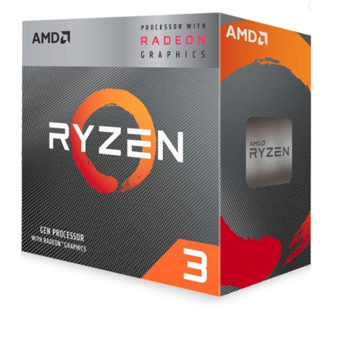 PROCESSADOR AMD RYZEN 3 3200G 3.6GHZ (4.0GHZ), 4 NUCLEOS, 6MB CACHE, AM4, COM COOLER, COM VIDEO, YD3200C5FHBOX