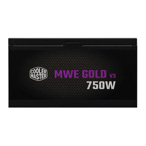 FONTE COOLER MASTER FULL MODULAR ATX 3.1 750W MWE GOLD 750 V3 PFC ATIVO 80 PLUS GOLD COM CABO DE FORCA GARANTIA 10 ANOS
