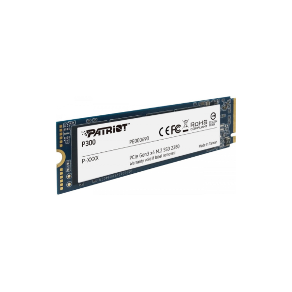 01 SSD PATRIOT P300 1TB M.2 2280 NVME PCIE GEN 3 X4 LEITURA 2100MB/S GRAVACAO 1650MB/S - P300P1TBM28