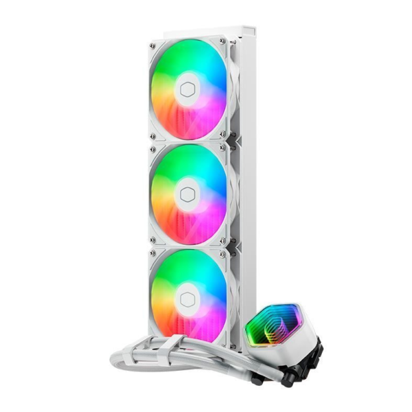 02 WATER COOLER MASTERLIQUID 360 CORE II ARGB 36CM WHITE EDITION COOLER MASTER