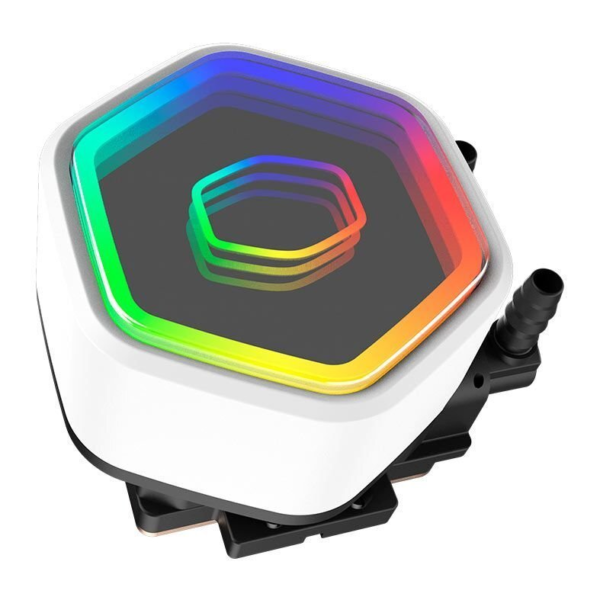03 WATER COOLER MASTERLIQUID 360 CORE II ARGB 36CM WHITE EDITION COOLER MASTER