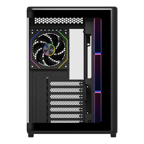 03 GABINETE GAMER MINI ITX / MINI DTX / MICRO ATX, ATX SEM FONTE ELITE 600 PRETO/ARGB COOLER MASTER