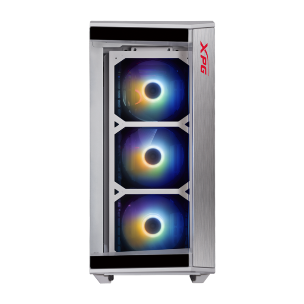 GABINETE GAMER MICRO ATX/ ATX/ MINI ITX/ E-ATX SEM FONTE BATTLECRUISER-WHCWW BRANCO XPG
