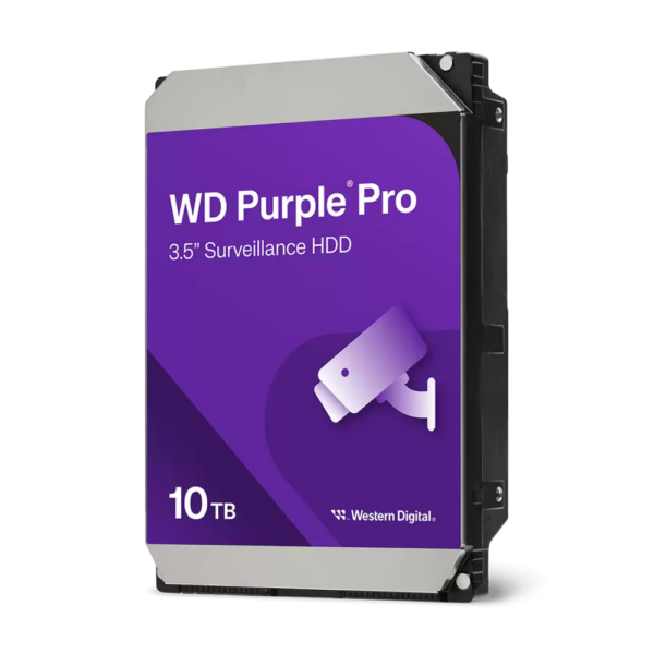 01 HD INTERNO 10TB WESTERN DIGITAL PURPLE PRO SATAIII 512MB WD102PURP