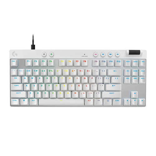 TECLADO USB MECANICO PRO X TKL RAPID BRANCO LOGITECH 920-013132