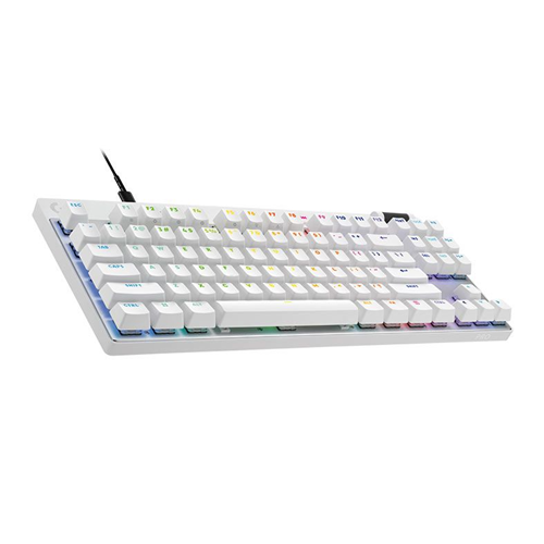 TECLADO USB MECANICO PRO X TKL RAPID BRANCO LOGITECH 920-013132